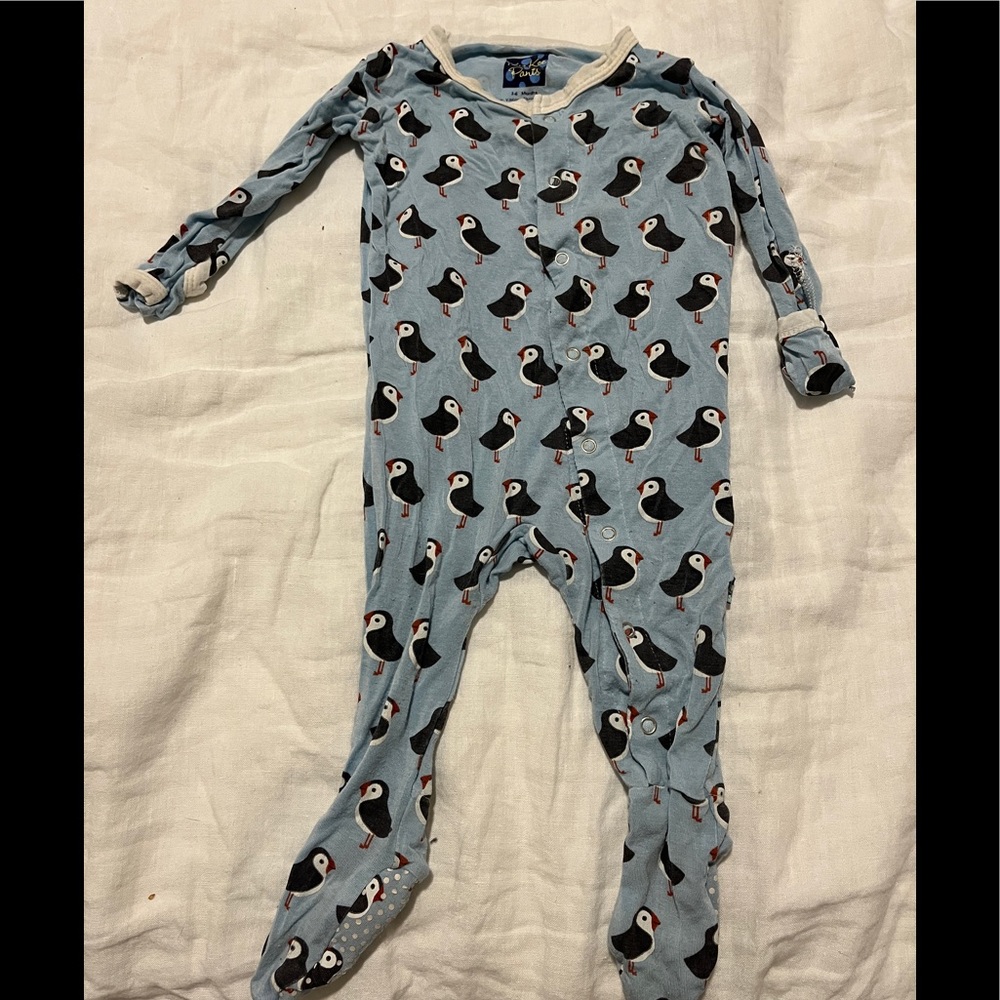 KicKee Pants puffin footie.